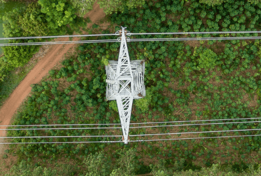 Budowa linii napowietrznych 110 kV 